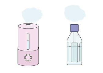 加湿器　輪郭線あり