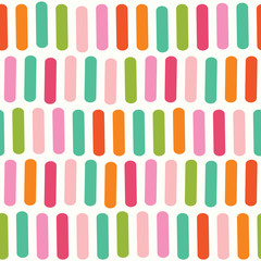 Abstract line pattern. Bold vector geometric seamless repeat design background.