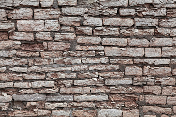 Background image - old cracked brick wall