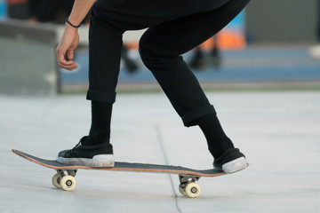 man on skateboard