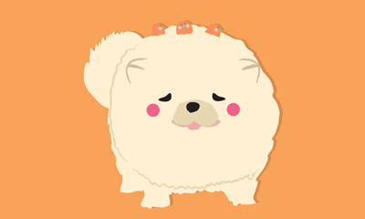 chao chao cute style cartoon vector