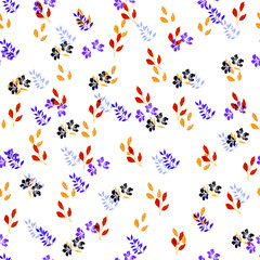 Beautiful seamless floral pattern background. 