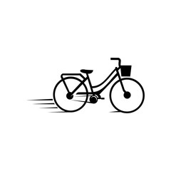 Fototapeta na wymiar Bike icon, Simple illustration of road bike vector icon for web