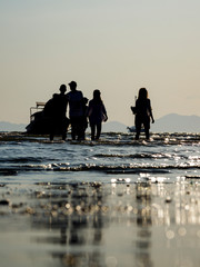 Sunset in Ao Nang Krabi province