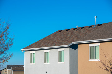 Upstairs windows in a double storey house