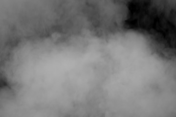 abstract background smoke curves and wave on black background