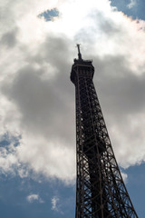 Obraz premium Beautiful view of Eiffel tower, Paris, France. Europe