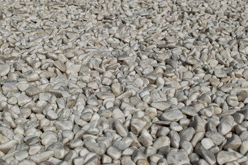 pebbles closeup. natural background..Marine Theme