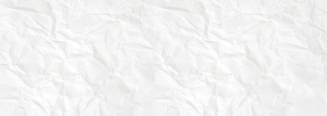 Paper texture Crumpled White.Top view.