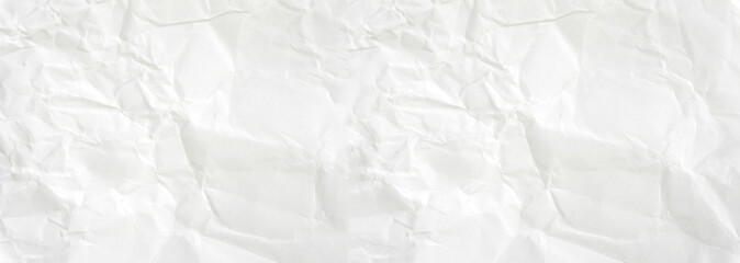 Fototapeta premium Paper texture Crumpled White.Top view.