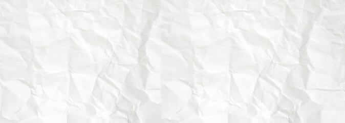 Paper texture Crumpled White.Top view.