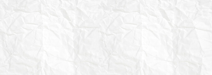 Paper texture Crumpled White.Top view.