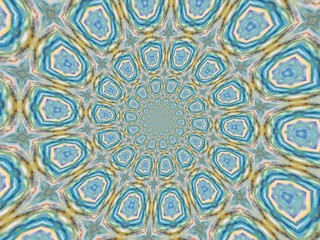 Colorful digital graphic kaleidoscope symmetry mandala style in laser light sunray trial pattern, Tie Dye , spiderweb art abstract background for art projects, banner, business,   card, 3D, template