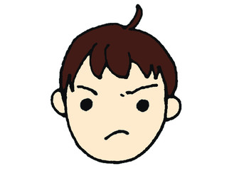 男の子(怒る)