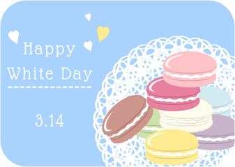 ホワイトデー_マカロン