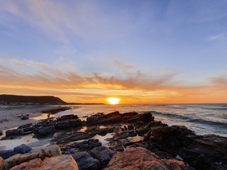 Sunset Long Beach Kommetjie Cape Town South Africa