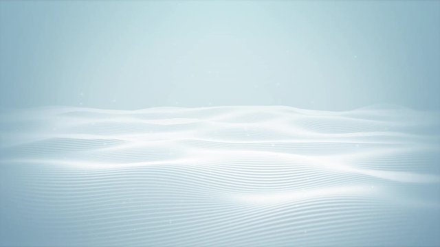 Abstract wave background,Deep water animate presentation concept.