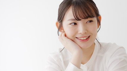 若い女性　美容