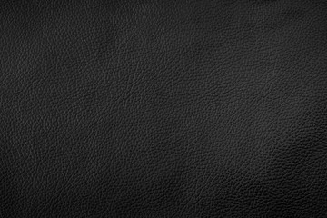 Black leather texture and background