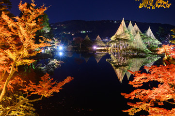 兼六園秋のライトアップ