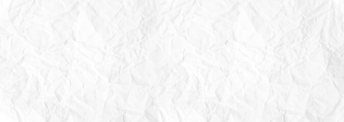 Paper texture Crumpled White.Top view.