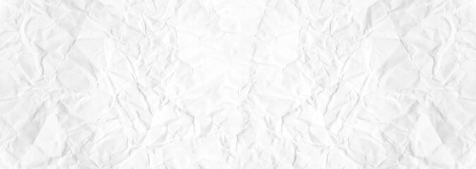 Paper texture Crumpled White.Top view.