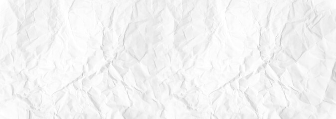 Paper texture Crumpled White.Top view.