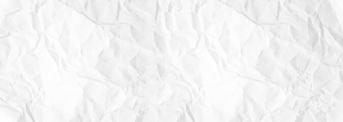 Paper texture Crumpled White.Top view.