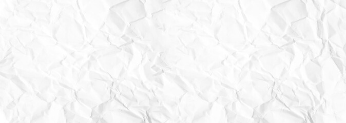 Paper texture Crumpled White.Top view.