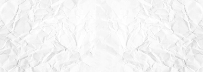 Paper texture Crumpled White.Top view.