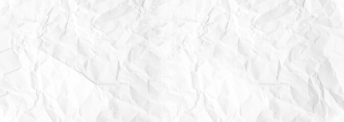 Paper texture Crumpled White.Top view.