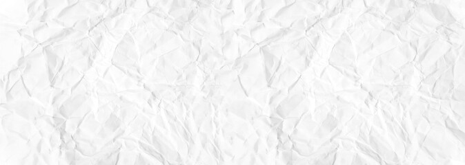 Paper texture Crumpled White.Top view.