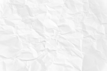 Paper texture Crumpled White.Top view.