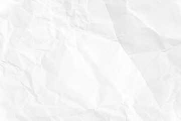 Paper texture Crumpled White.Top view.