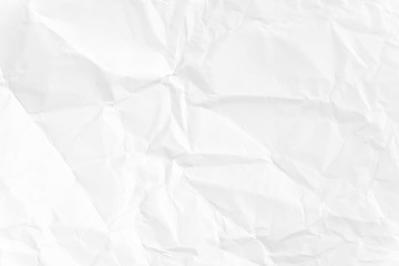 Paper texture Crumpled White.Top view.