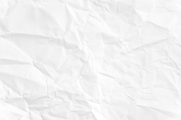 Paper texture Crumpled White.Top view.
