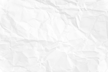 Paper texture Crumpled White.Top view.