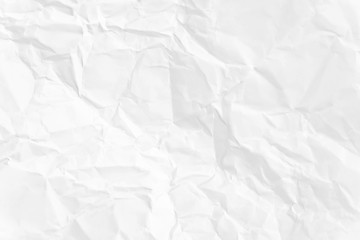 Paper texture Crumpled White.Top view.