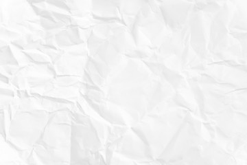 Paper texture Crumpled White.Top view.