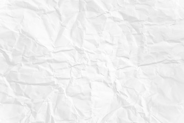 Paper texture Crumpled White.Top view.