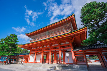京都　平安神宮の應天門（おうてんもん）