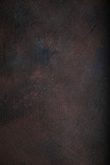 Rust old heavily worn black concrete texture or background. With place for text and image