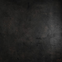 Rust old heavily worn black concrete texture or background. With place for text and image
