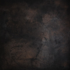 Rust old heavily worn black concrete texture or background. With place for text and image