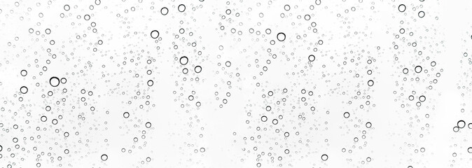 Obraz premium Krople deszczu na powierzchni szyb w oknie Natural Pattern of raindrops. Naturalny wzór kropel deszczu na białym tle do projektowania.