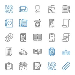 pad icons set