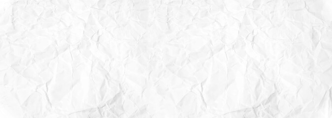 Paper texture Crumpled White.Top view.