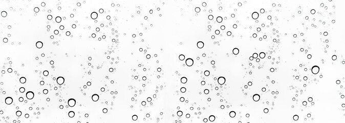 Rain drops on window glasses surface Natural Pattern of raindrops. Natural pattern of raindrops on white background for your design.