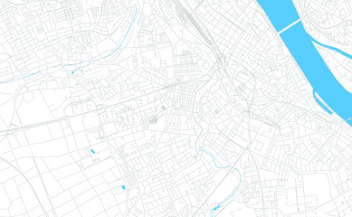 Mainz, Germany bright vector map