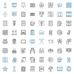 Obraz premium board icons set